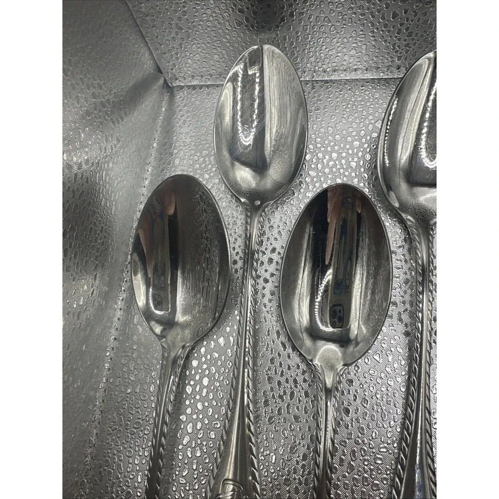 Wallace Silverplate Serving Utensils Lot Of 8 Wheat Basket‎ EP Bronze Vintage